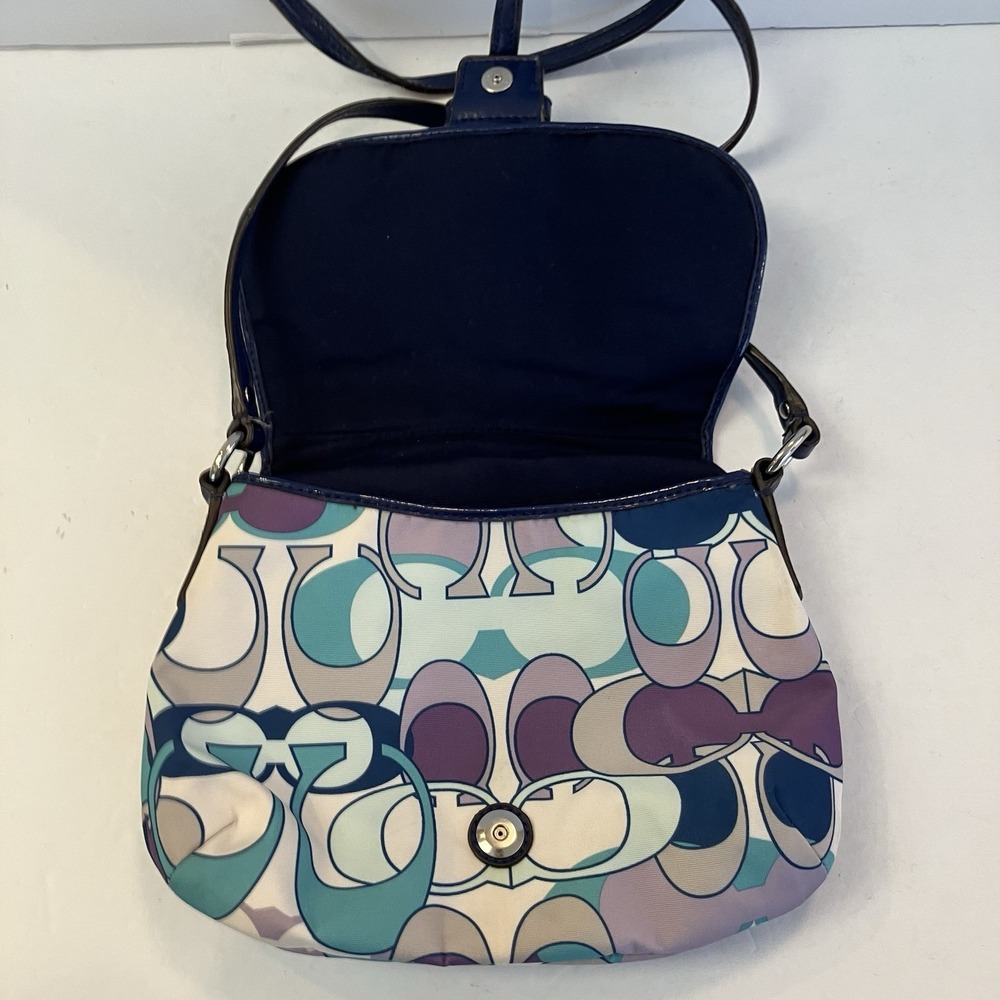 Coach Kyra Scraf Print Crossbody Bag Messenger - Picture 5 of 8